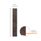 Painel Ripado Eva Laminado Autocolante Flexivel 10cm Urban |